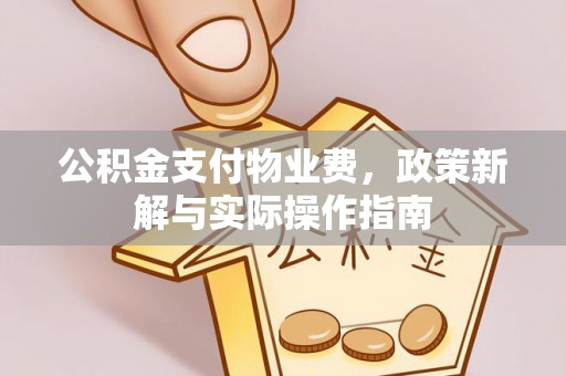 大荔公积金支付物业费，政策新解与实际操作指南
