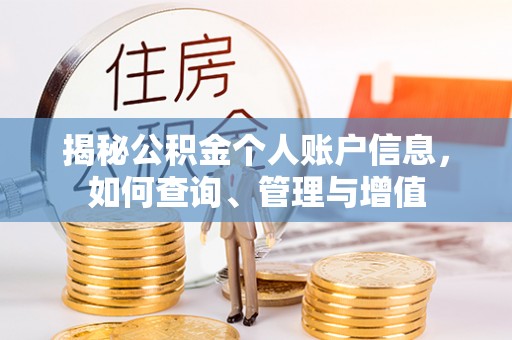 大荔揭秘公积金个人账户信息，如何查询、管理与增值