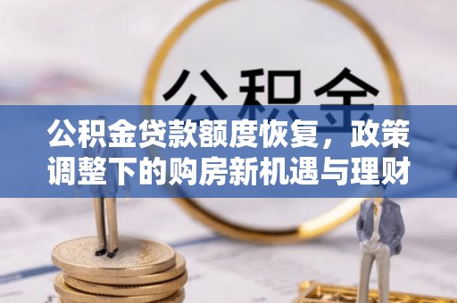 大荔公积金贷款额度恢复，政策调整下的购房新机遇与理财规划