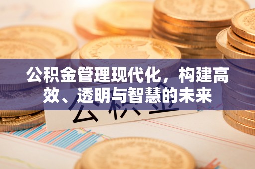 大荔公积金管理现代化，构建高效、透明与智慧的未来