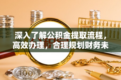 大荔深入了解公积金提取流程，高效办理，合理规划财务未来