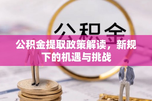 大荔公积金提取政策解读，新规下的机遇与挑战