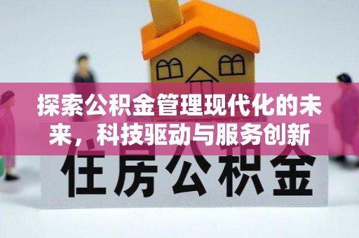 大荔探索公积金管理现代化的未来，科技驱动与服务创新