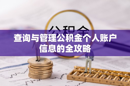 大荔查询与管理公积金个人账户信息的全攻略