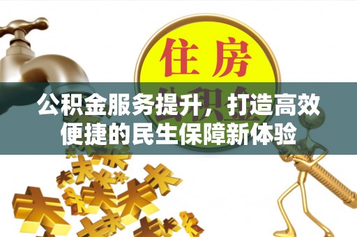大荔公积金服务提升，打造高效便捷的民生保障新体验