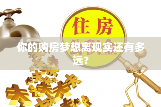 大荔你的购房梦想离现实还有多远？