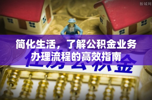 大荔简化生活，了解公积金业务办理流程的高效指南
