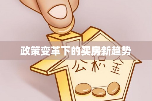 大荔政策变革下的买房新趋势