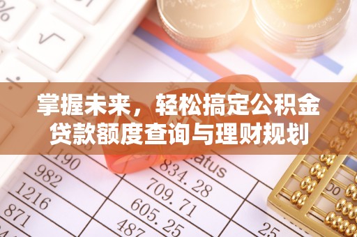 大荔掌握未来，轻松搞定公积金贷款额度查询与理财规划