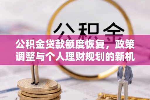 大荔公积金贷款额度恢复，政策调整与个人理财规划的新机遇