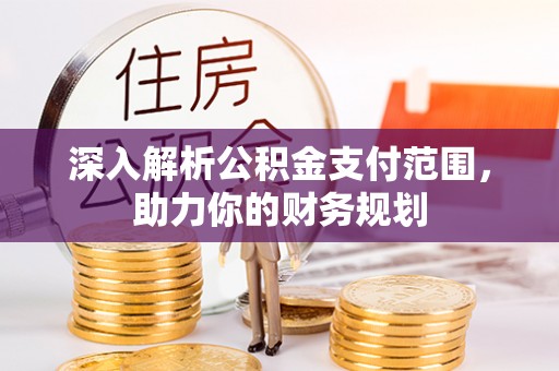 大荔深入解析公积金支付范围，助力你的财务规划