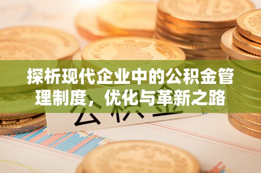 大荔探析现代企业中的公积金管理制度，优化与革新之路