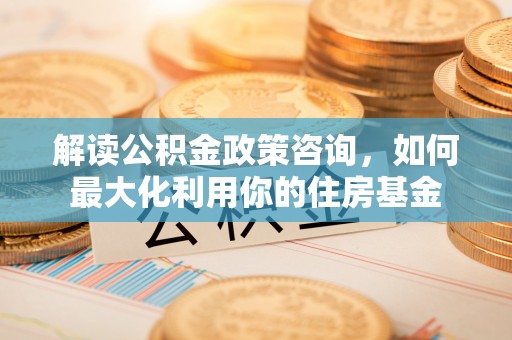 大荔解读公积金政策咨询，如何最大化利用你的住房基金