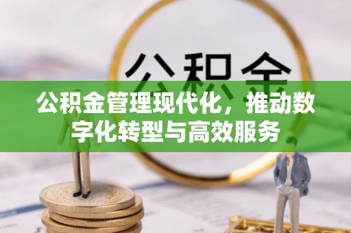 大荔公积金管理现代化，推动数字化转型与高效服务