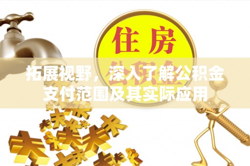 大荔拓展视野，深入了解公积金支付范围及其实际应用