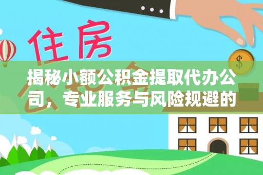 大荔揭秘小额公积金提取代办公司，专业服务与风险规避的平衡艺术
