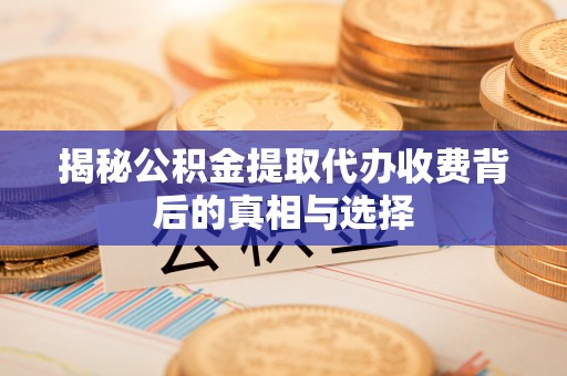 大荔揭秘公积金提取代办收费背后的真相与选择