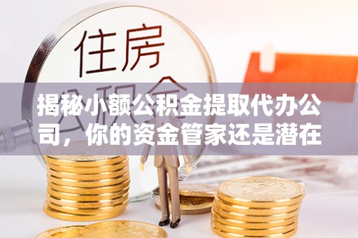 大荔揭秘小额公积金提取代办公司，你的资金管家还是潜在陷阱？