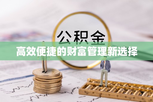 大荔高效便捷的财富管理新选择