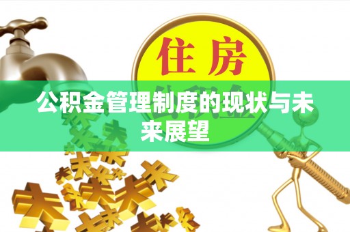 大荔公积金管理制度的现状与未来展望