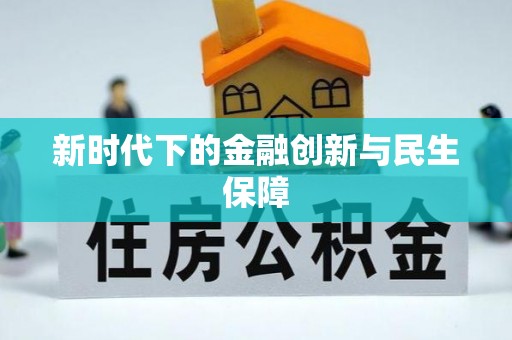 大荔新时代下的金融创新与民生保障